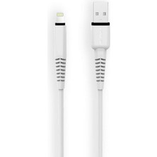 Ermer Hızlı Şarj Kablosu Lightining iphone Uyumlu  3.0A USB Data Veri Aktarım Apple Ios Flexible