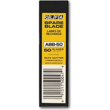 Olfa Abb-50 Standart Dar Black Seri Maket Bıçağı Yedeği (50 Li)