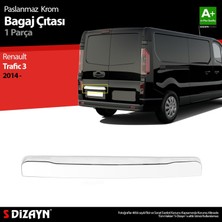 Drs Tuning Renault Trafic Krom Bagaj Çıtası (Çift Kapılı) 2014 Üzeri