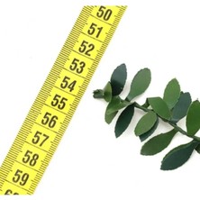 Hanedanev Şerit Yapay Çiçek Doğalgaz Borusu Süsü 7,5 Metre Telli Taç Sarmaşık Minik Yaprak ( 1 cm )