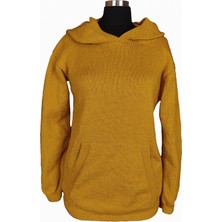 Özgün Örgü Sweatshirt Örmekapşonlu Sweatshirt