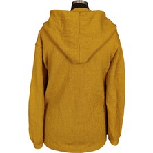 Özgün Örgü Sweatshirt Örmekapşonlu Sweatshirt