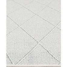 Halınet Sahara Krem Geometrik Pamuk Kilim