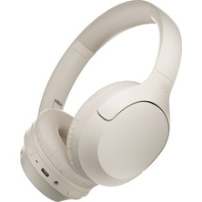 Qcy H2 Pro Aux Kablosuz Bt 5.3 Beyaz Kulaklık Hifi Enc 70 Saat Dinleme Oyun Modu
