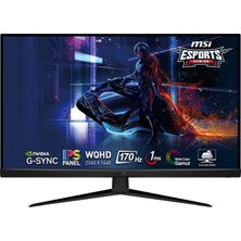 MSI 31.5" G321Q 2560x1440 (WQHD) FLAT IPS 170HZ 1MS G-SYNC COMPATIBLE  GAMING MONITOR