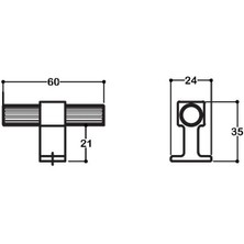 Sese SYSTEM SY8774 SİYAH DÜĞME KULP SY8774 0008 AL6-AL6