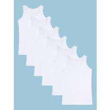 Mood Agenda Erkek Çocuk Pamuklu Penye 6'lı Atlet