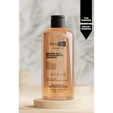 Noufye Keratin Sütü & Provitamin B5 Şampuanı - Tuzsuz & Sülfatsız Keratin Yükleme Şampuanı 400 ml