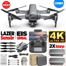 Sjrc F22S Pro Combo 4K Kameralı Drone Seti - 2 Batarya - 3.5 Km Menzil - Engel Algılama + 35 Dakika Uçuş Süresi + Çanta + Eıs Stabilizasyon