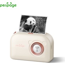 Peripage A3X Mini Taşınabilir Fotoğraf Etiket Yazıcısı - Bej (Yurt Dışından)