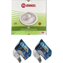 Makel Sensörlü Tavan Armatürü + 2 Adet Ack Ampul