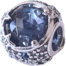 Yıldızlı Gece Charm | 925 Ayar Gümüş