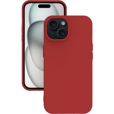 Eonaks iPhone 15 Plus Kılıf Kamera Korumalı Silikon Rubber Arka Kapak
