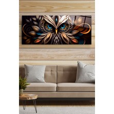 Hinora Owl Cam Tablo, Dekoratif Cam Tablo