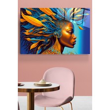 Hinora Woman Cam Tablo, Dekoratif Cam Tablo