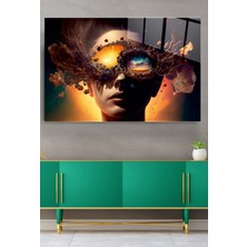 Hinora Woman Cam Tablo, Dekoratif Cam Tablo