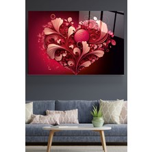 Hinora Kalp Cam Tablo, Dekoratif Cam Tablo