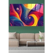 Hinora Soyut Cam Tablo, Dekoratif Cam Tablo