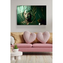 Hinora Beautiful Woman Cam Tablo Dekoratif Cam Tablo