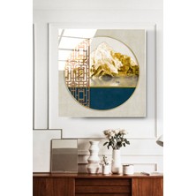 Hinora Dağ Cam Tablo, Dekoratif Cam Tablo