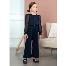 Abel & Lula 4-12 Yaş Kız Çocuk Tulum Lacivert