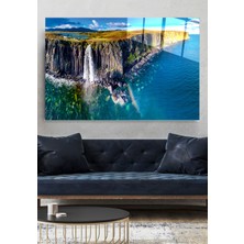 Hinora  Akarsu Cam Tablo, Dekoratif Cam Tablo