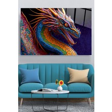 Hinora Ejder Cam Tablo, Dekoratif Cam Tablo