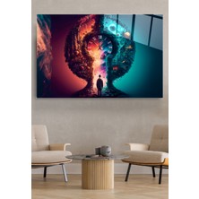 Hinora Zaman Cam Tablo, Dekoratif Cam Tablo