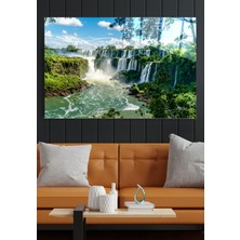 Hinora Şelale Cam Tablo, Dekoratif Cam Tablo