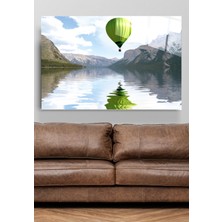 Hinora Yansımalı Balon Cam Tablo, Dekoratif Cam Tablo