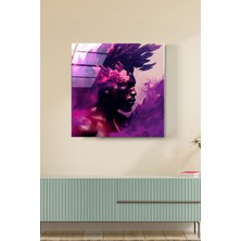 Hinora  Kızılderili Cam Tablo, Dekoratif Cam Tablo