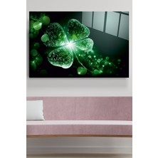 Hinora Yonca Cam Tablo, Dekoratif Cam Tablo