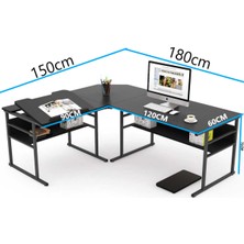 Zizuva Tasarım L Model Çizim ve Çalışma Masası