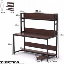 Zizuva Modern Raflı Çalışma Masası