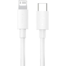 Baseus Süper Hızlı 1 Metre 20W Type-C To Iphone Şarj Kablo Iphone 11 12 13 14 Pro Max Şarj Kablosu