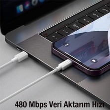 Baseus Süper Hızlı 1 Metre 20W Type-C To Iphone Şarj Kablo Iphone 11 12 13 14 Pro Max Şarj Kablosu