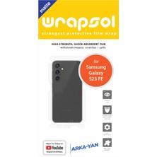 Wrapsol Samsung Galaxy S23 Fe Mat Arka ve Yan Koruyucu Poliüretan Film