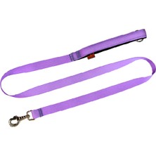 Mita Dayanıklı Köpek Gezdirme Tasması/kayışı 2X120CM Lila