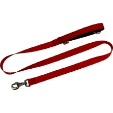 Mita Dayanıklı Köpek Gezdirme Tasması/kayışı 2X120CM Kırmızı / Red