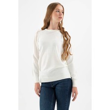 Fashion Friends Bisiklet Yaka Yırtmaç Detaylı Regular Fit Tunik Bayan TUNİK 23K0242K1