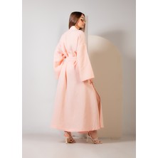 crave Oversize Pembe Uzun Kimono