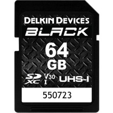 Delkin Devices Delkın Black 64GB Uhs-I Sd V30 Hafıza Kartı