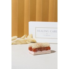 Healing Care Doğal At Kılı Selülit Fırçası + Kabak Lifli Eşek Sütlü Ballı Sabun Bakım Seti