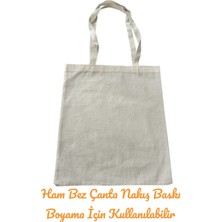 Baskısız Ham Bez Çanta 10'lu