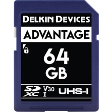 Delkin Devices Delkın Advantage 64GB Sd Uhs-I V30 Hafıza Kartı