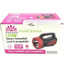 Gold Kama 10 W LED El Feneri Şarjli GK-2222