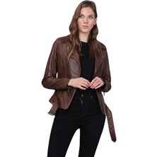 Basic & More Kadın Deri Ceket Bm-01