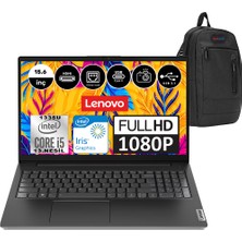 Lenovo V15 Gen4 Intel Core I5 1335U 24 GB 512 GB SSD Intel Iris Xᵉ Freedos 15.6" Fhd Taşınabilir Bilgisayar 83A1003JTXW04 + Weblegelsin Çanta