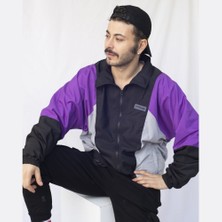 Vatkalimon Kadın Erkek Renkli Bomber Ceket