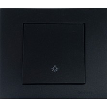 15 Adet Ovivo Grano Siyah Zil Anahtarı Light Çerçeve Dahil 15'li